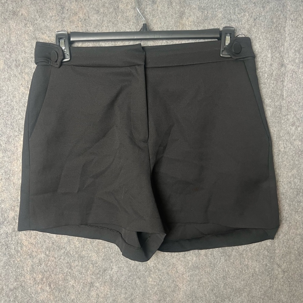 Milly Womans‎ Size 10 Black Elegant High Waisted Formal Shorts